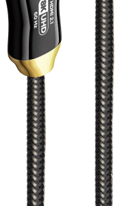 Cable HDMI tipo A Gembird CCBP-HDMI8K-AOC-5M 8K 5 metros Oro Negro