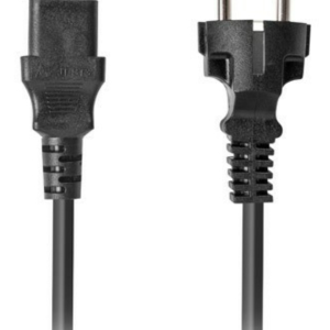 Cable Lanberg CA-C13C-15CC-0018-BK Negro 1,8 m con acoplador C13 CEE7/7