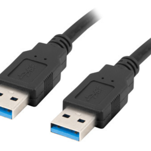 Cable Lanberg USB 3.2 Gen 1 Negro 0,5 m CA-USBA-30CU-0005-BK