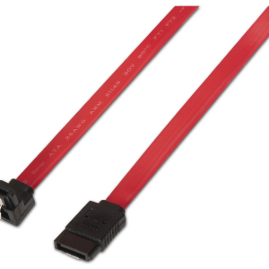Cable SATA AISENS A130-0156 0,5 m 7-pin Negro y Rojo para Conexión Rápida
