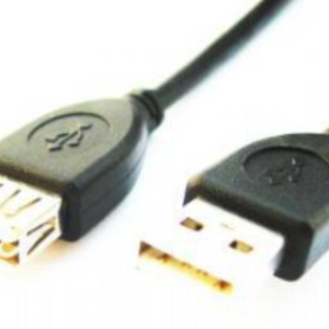 Cable USB 2.0 Gembird 1.8m USB A M/FM Negro - Conexión Rápida y Durable