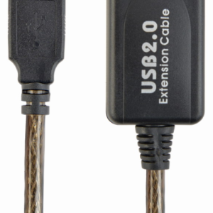 Cable USB 2.0 Gembird USB A a USB A Macho a Hembra 10m Negro