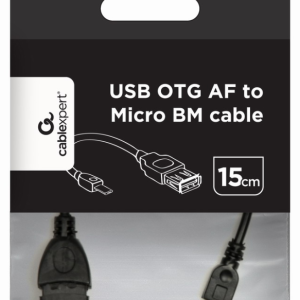 Cable USB A a Micro-USB B Gembird 0,15 m Negro USB 2.0