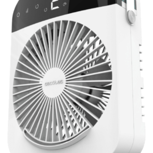 Cecotec EnergySilence 600 DeskChill Smart Rotate Negro y Blanco - Ventilador de Escritorio Inteligente
