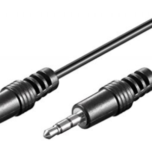 Ewent EC1606 Cable de Audio de 2 m con Conector Jack 3,5mm Negro