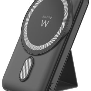 Ewent EW1162 Batería Externa Polímero de Litio con Cargador Inalámbrico Negro