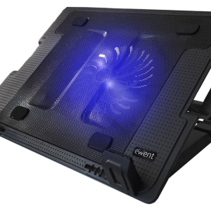 Ewent EW1258 Almohadilla Fría 17" (43,2 cm) 1000 RPM Negra para Laptop