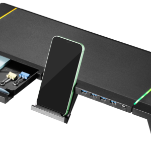 Ewent EW1268 Soporte para Monitor de Escritorio en Negro - Ajustable y Resistente