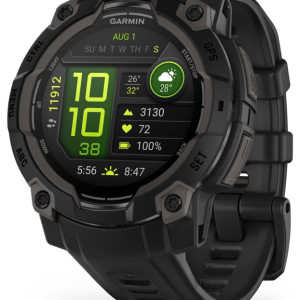 Garmin Instinct 3 AMOLED 45 mm Negro con GPS y pantalla táctil de alta resolución