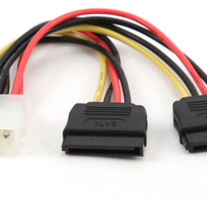 Gembird CC-SATA-PSY Cable SATA 0,15 m para Conexión Rápida y Segura