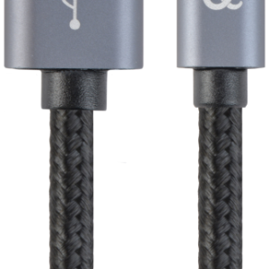 Gembird CCB-MUSB2B-AMLM-6 Cable Lightning 1,8 m Negro para Carga y Datos