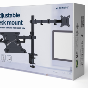 Gembird MA-DA-03 Soporte para Monitor de 32" Negro para Escritorio