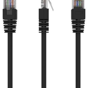 Gembird Patch Cord Cat5e UTP 0.25m Cable de Red Negro de Alta Velocidad