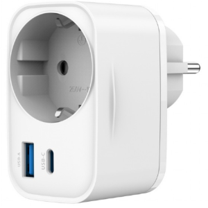 Gembird TA-ACPDQC20-01-W Cargador Universal Blanco con Carga Rápida para Dispositivos Móviles