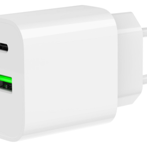 Gembird TA-UC-PDQC20-01-W Cargador Universal Blanco con Carga Rápida para Dispositivos Móviles