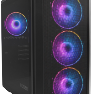 GENESIS Irid 503 ARGB Micro Torre Negra Transparente con Ventilación RGB
