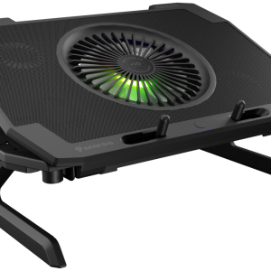 GENESIS Oxid 850 Almohadilla Fría 43,9 cm (17.3") 2500 RPM Negra - Refrigeración Eficiente para Portátiles