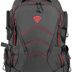GENESIS Pallad 550 Mochila 17.3" Negro y Rojo - Resistente y Espaciosa
