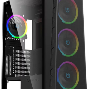 Hiditec MH12 Torre Negra - Caja PC Compacta y Elegante
