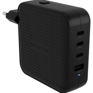 HYPER HJ1002BKWWGL Cargador Móvil Portátil Negro con Carga Rápida para Smartphone y Tableta
