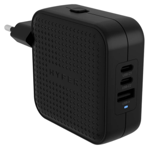HYPER HJ1003BKWWGL Cargador Portátil Negro para Smartphone y Tableta con Carga Rápida