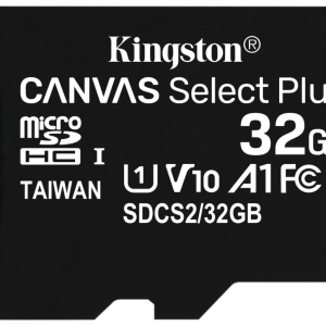 Kingston Technology Canvas Select Plus 32 GB MicroSDHC UHS-I Clase 10 - Alta Velocidad y Fiabilidad