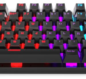 Krom Kasic TKL Teclado Gaming USB Negro Compacto y Rápido