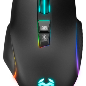 Krom Keos Ratón Gaming USB Tipo A para Mano Derecha con Sensor Óptico 6400 DPI