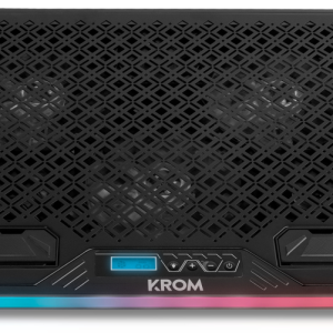 Krom Kooler Almohadilla Fría 48,3 cm (19") 2100 RPM Negra para Gaming