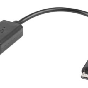 Lanberg AD-OTG-UM-01 Cable USB 2.0 Micro-USB a USB A Negro 0,15 m