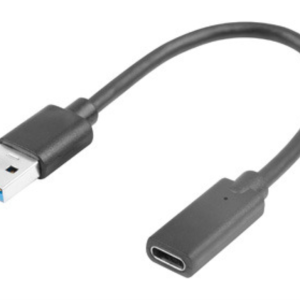 Lanberg AD-UC-UA-03 cable USB 3.2 Gen 1 0,15 m USB tipo A a USB tipo C Negro