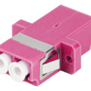 Lanberg Adaptador de Fibra Óptica LC FA-LCUP-MD41-0001-VT Púrpura y Blanco