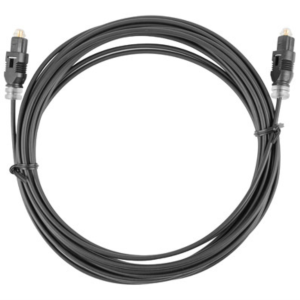 Lanberg CA-TOSL-10CC-0020-BK Cable fibra óptica Toslink 2m Negro InfiniBand