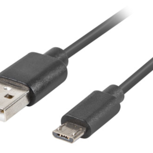 Lanberg CA-USBM-20CU-0018-BK Cable USB 2.0 Micro-USB a USB C Negro 1,8 m
