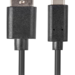 Lanberg CA-USBO-20CU-0005-BK Cable USB 2.0 USB C a USB A 0,5 m Negro