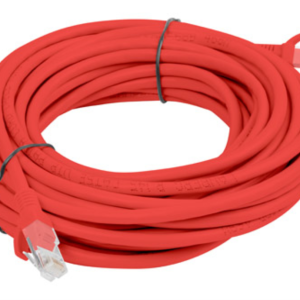 Lanberg Cable de Red Rojo Cat6 U/UTP 5m PCU6-10CC-0500-R