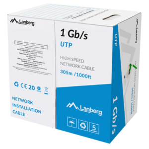Lanberg cable de red U/UTP verde 305 m LCU6-10CC-0305-G