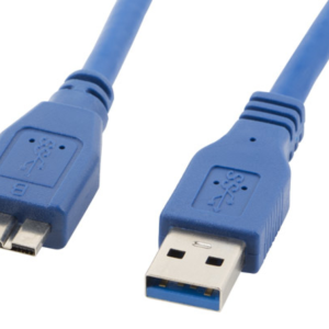 Lanberg cable USB 0,5 m Micro-USB A USB A Azul - CA-US3M-10CC-0005-B