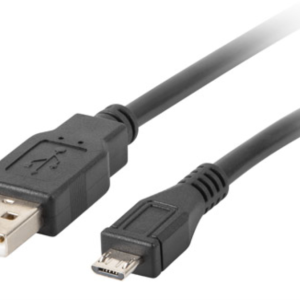 Lanberg Cable USB 2.0 Micro-USB B a USB A 1.8 m Negro