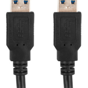 Lanberg cable USB 3.2 Gen 1 de 1,8 m negro CA-USBA-30CU-0018-BK