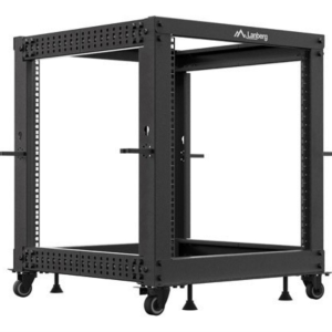 Lanberg OR01-6112-B Armario Rack 12U Independiente Negro para Redes y Servidores