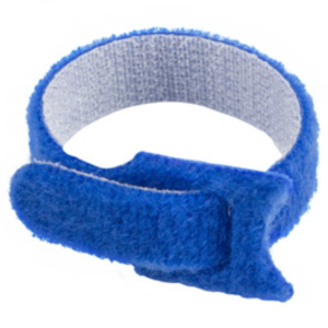 Lanberg ORG01-MT150-MC6 presillas de tela adhesivas para bridas, multicolor 12 piezas