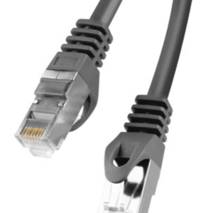 Lanberg PCF6-10CC-0100-BK Cable de Red Cat6 F/UTP Negro 1 m - Alta Velocidad y Fiabilidad