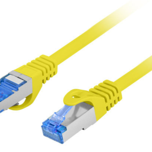 Lanberg PCF6A-10CC Cable de Red Amarillo 10 m Cat6a S/FTP (S-STP) Alta Velocidad