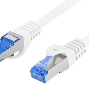 Lanberg PCF6A-10CC Cable de Red Cat6a Blanco 5m S/FTP (S-STP) Alta Velocidad