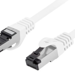 Lanberg PCF8-10CU-0050-W Cable de Red Cat8.1 Blanco 0,5 m S/FTP (S-STP)