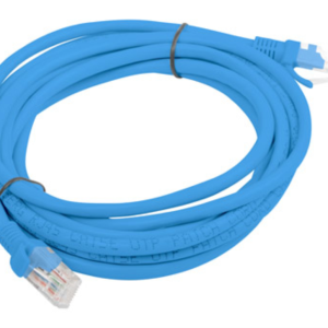 Lanberg PCU6-10CC-0300-B Cable de Red Azul 3 m Cat6 U/UTP de Alta Velocidad