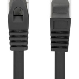 Lanberg PCU6-10CU-1000-BK Cable de Red Cat6 U/UTP Negro 10 m - Alta Velocidad y Fiabilidad
