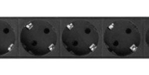 Lanberg PDU-PRO-07F-0200-BK – Unidad de Distribución de Energía 6 Salidas AC 1U Negro