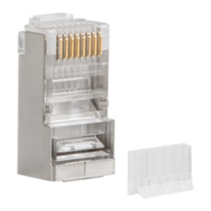 Lanberg PLS-6020 conector RJ-45 de acero inoxidable, diseño transparente y duradero